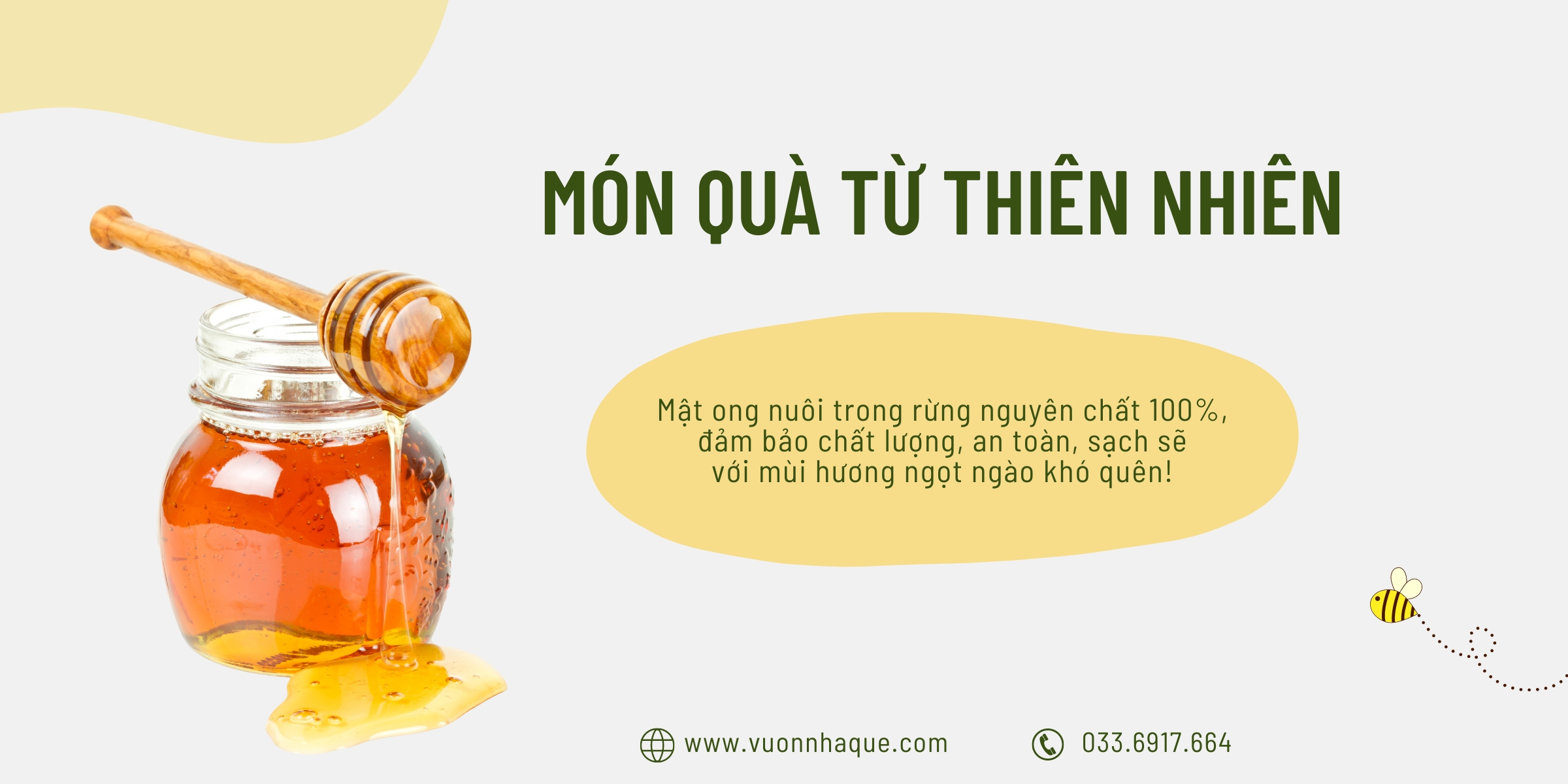 Mật ong nuôi trong rừng - Banner 2